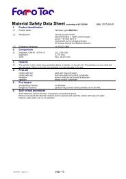 Material Safety Data Sheet saccording to 93/112 ... - FerroTec GmbH