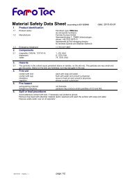 Material Safety Data Sheet saccording to 93/112 ... - FerroTec GmbH