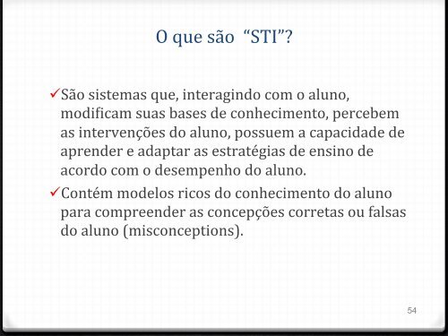 IntroduÃ§Ã£o a STI - Unisinos