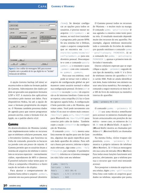 Gammu - Linux Magazine