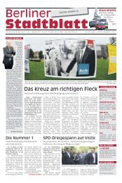 Das Kreuz am richtigen Fleck - Berliner Stadtblatt