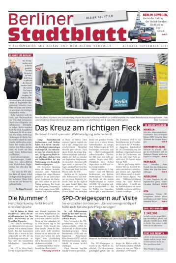 Das Kreuz am richtigen Fleck - Berliner Stadtblatt