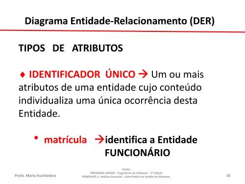 Diagrama Entidade-Relacionamento (DER) - DEINF/UFMA