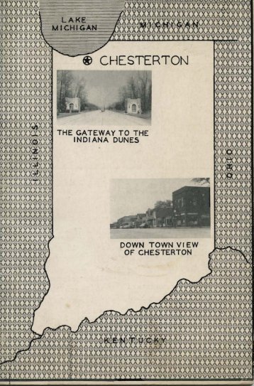 Chesterton Retail Merchants' Directory, 1949 - Porter County, Indiana