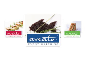 Event Catering Broschüre. - Business-Catering in Berlin - Aveato ...