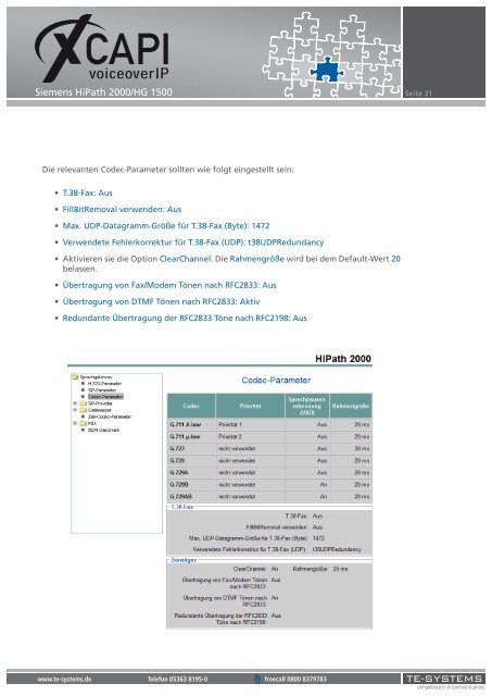 Siemens HiPath 2000/HG 1500 - C3000 - Support