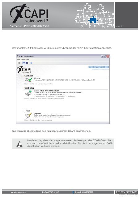 Siemens HiPath 2000/HG 1500 - C3000 - Support