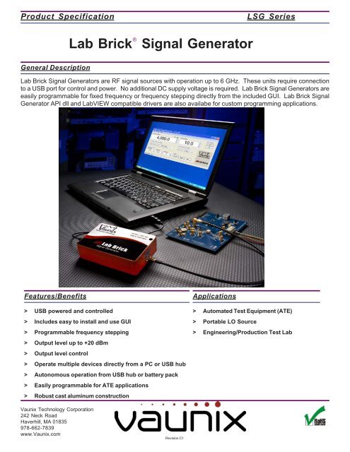 Lab Brick Signal Generator