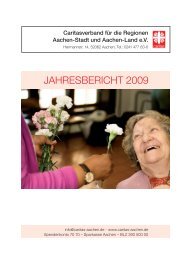 JAHRESBERICHT 2009 - Caritas Aachen