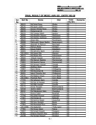 FINAL RESULT OF MODC (AIR) GD : ENTRY NO-38