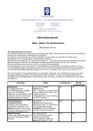 Informationsbrief Zuwendungen AN _Jahr 2010 - CONSUTAX Steuer