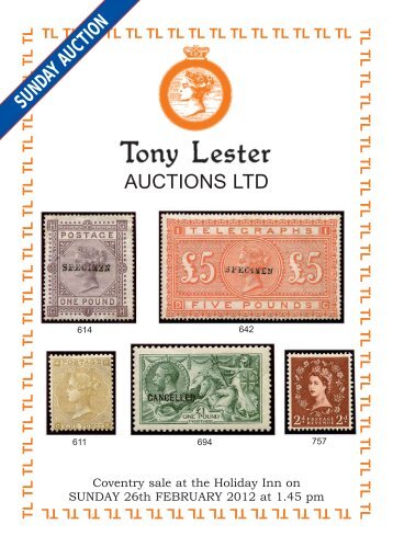 AUCTIONS LTD - Tony Lester Auctions
