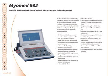 Myomed 932 - STOLL Medizintechnik GmbH