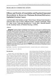 Efficacy and Toxicity of Gemcitabine and Pegylated Liposomal ...