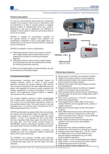 Technical datasheet CRP300 [pdf] - Schneider Elektronik GmbH