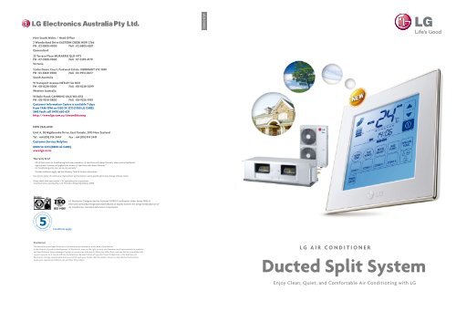 Ducted Split System - LG Air Conditioning