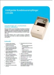 Intelligenter Rundsteueremptönger LCR 600 - wireless netcontrol ...