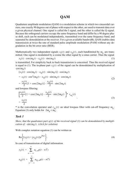 Description of the 16-QAM simulation.