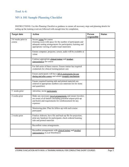 Uterine evacuation with manual vacuum aspiration ... - CommonHealth