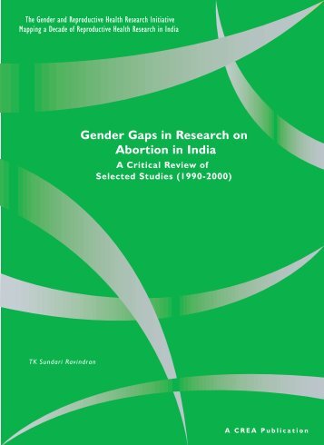Gender Gaps in Research on Abortion in India - CommonHealth