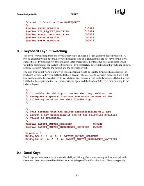 SetupDesignGuide.pdf - Firmware Encoding Index