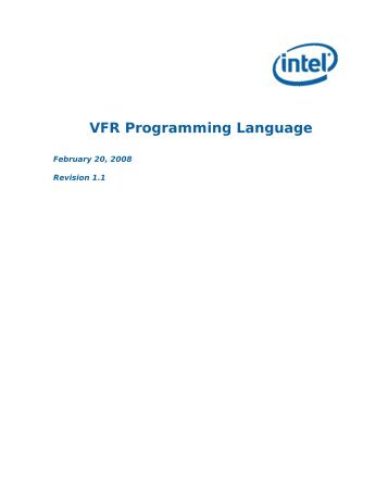 VFR Programming Language - FTP