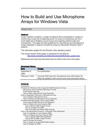 MicArrays_guide.pdf - Firmware Encoding Index