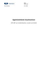 OppimistehtÃ¤vÃ¤n kirjoittaminen - ViestintÃ¤piste Laurea LeppÃ¤vaara