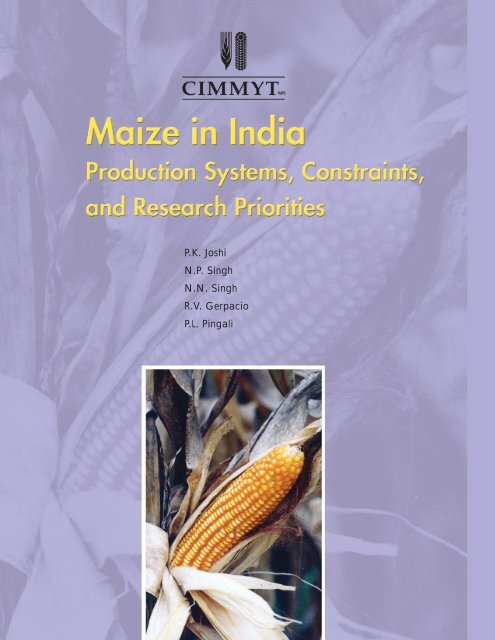 Maize in India: Production Systems, Constraints - AgEcon Search