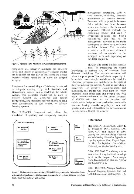 Grain Legumes and Green Manures for Soil Fertility in ... - cimmyt