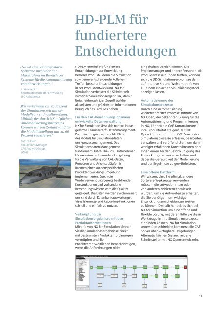 NX CAE brochure (German) - ComputerKomplett