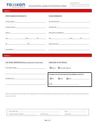 ACCELERATED AGING REQUISITION FORM