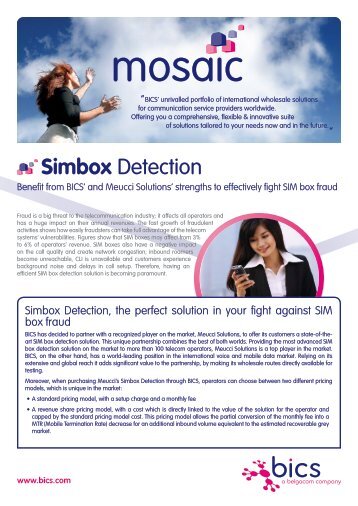 Simbox Detection - BICS