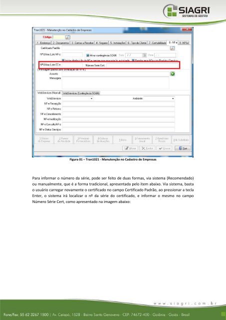 TRANSMISSÃO DA CARTA DE CORREÃÃO ELETRÃNICA ... - Siagri