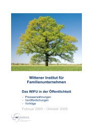 Uni Witten - Wittener Institut für Familienunternehmen