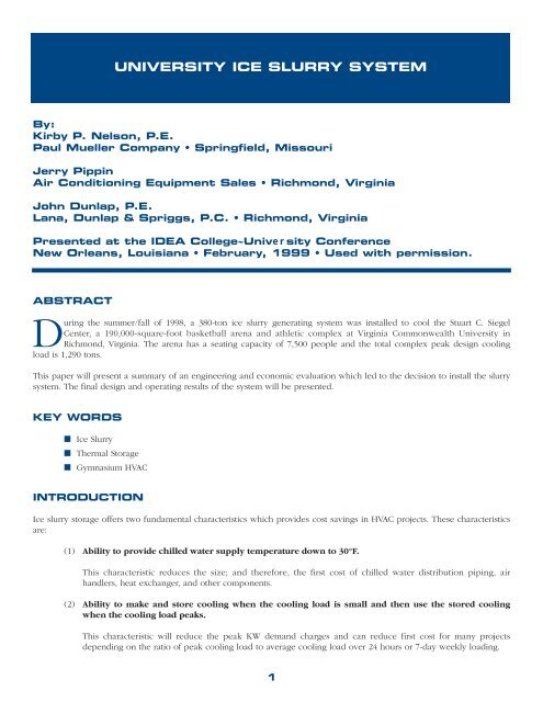 Ice Slurry - an overview