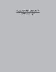 -- 2004 ANNUAL REPORT --2.qxd - Paul Mueller Company