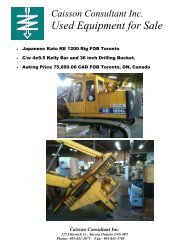 Used Kato KE1200 Piling Rig/Crane - Caisson Consultant