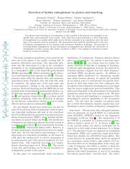 Detection of hidden entanglement by photon anti-bunching