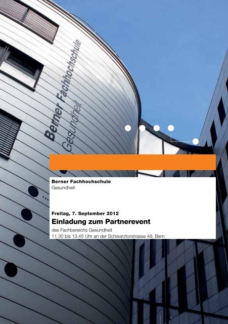 Flyer - Berner Fachhochschule