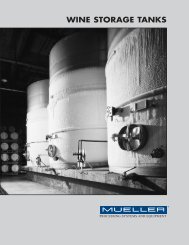 wine storage tanks - Paul Mueller Company