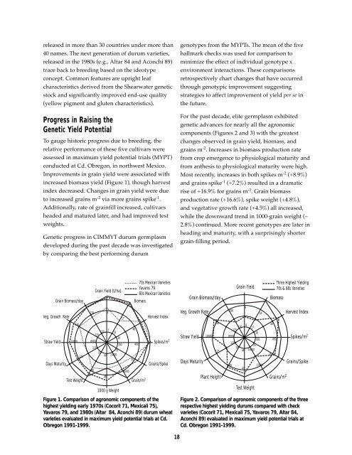 Research Highlights of the CIMMYT Wheat Program 1999-2000