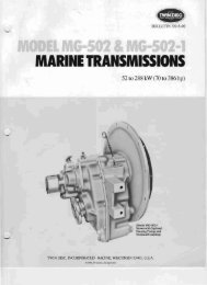 MARINE TRANSMISSIONS