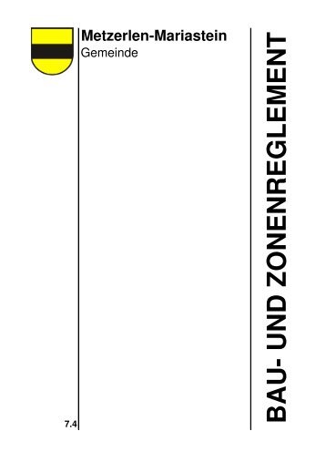 7.4 Bau- und Zonenreglement Total - Metzerlen-Mariastein