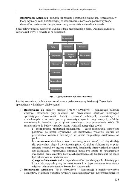 Rusztowania robocze â procedury odbioru â regulacje prawne