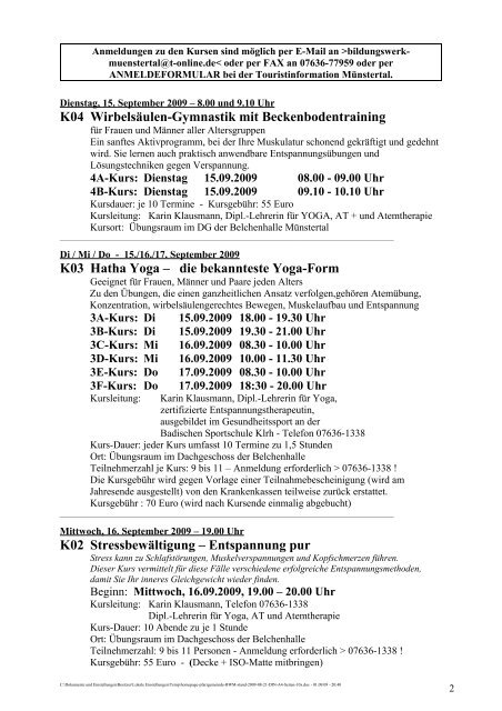 16.30 Uhr - Pfarrgemeinde St. Trudpert