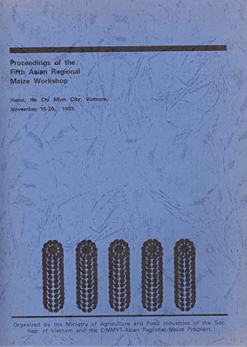 Proceedings of the Fifth Asian Regional Maize Workshop - Search ...