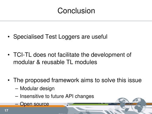 Test Logging - TTCN-3