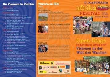 Open Stage Programm zum Herunterladen - KASUMAMA Afrika ...