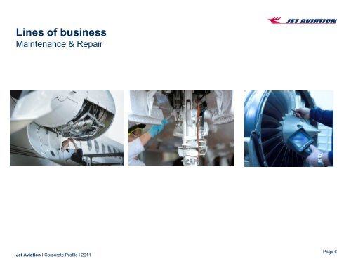 Jet Aviation - Corporate Profile - IPEK